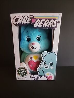 New 2023 CareBear Plush, 'Always Here Bear', 12In Plus Tall, Gift